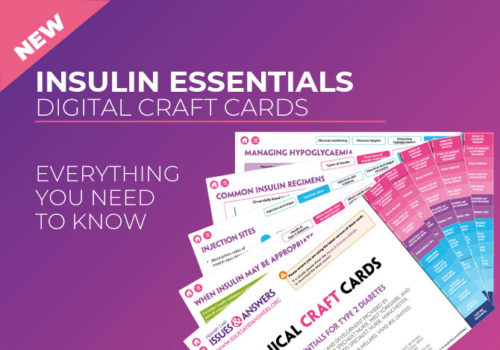 Insulin Essentials Digital Craft cards