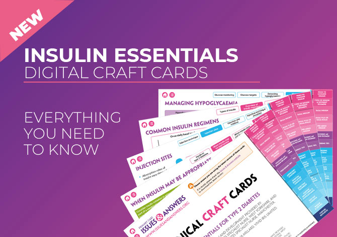 Insulin Essentials Digital Craft cards